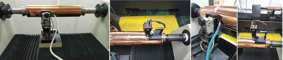 Rotogravure cylinder engraving machine